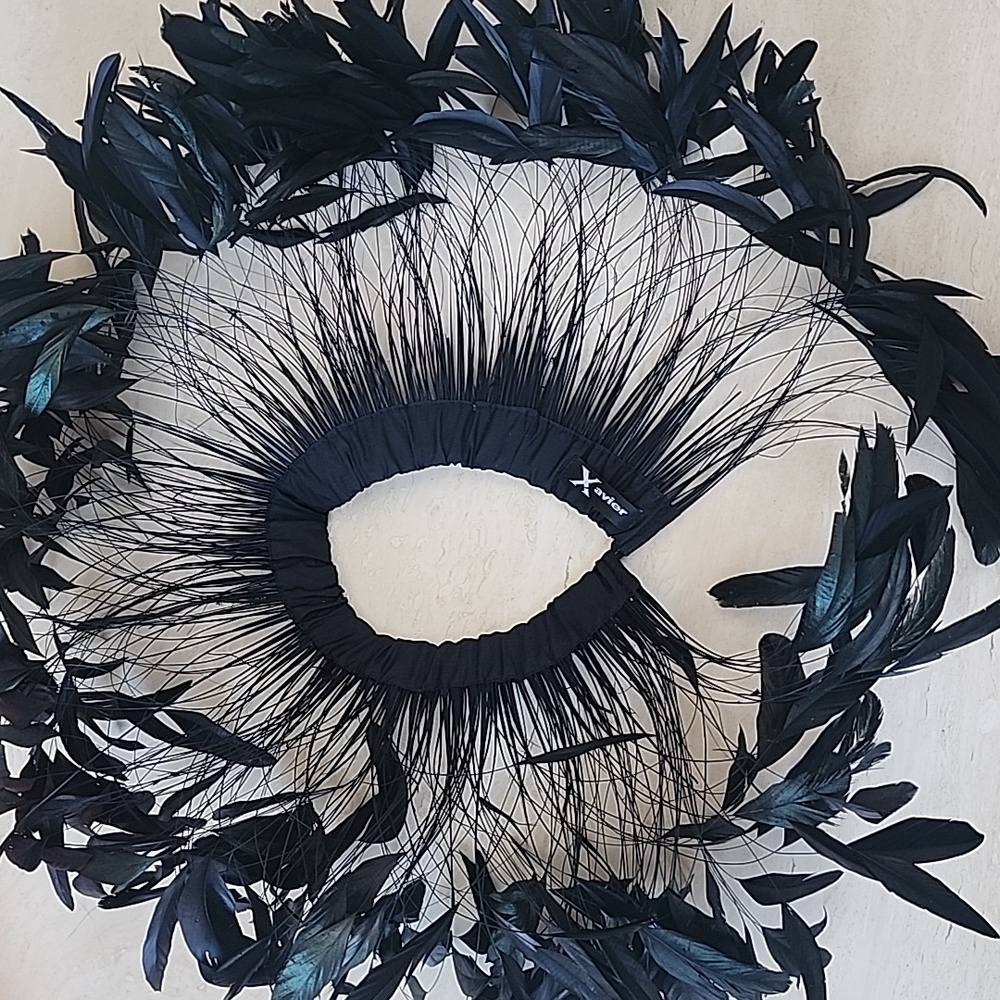Xavier Ultimo Black Feather Hair Accessory